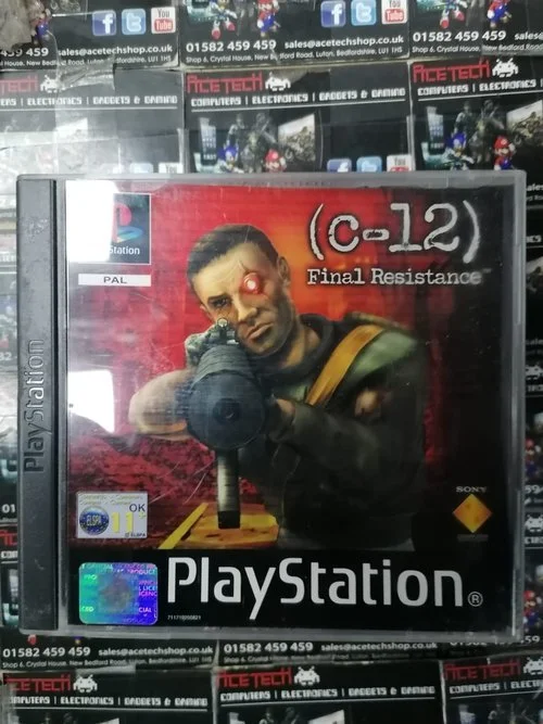 C-12 Final Resistance Sony PS1 Video Game — ACE TECH
